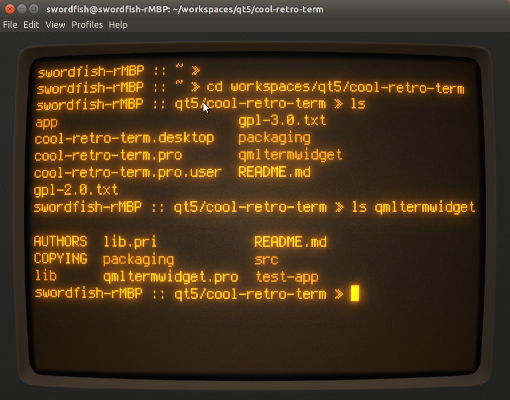 フォールアウト4っぽい ターミナル Cool Retro Term Do You Linux